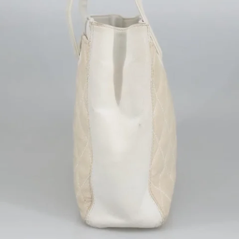 Chanel Vintage Pre-owned Canvas totes Yellow Dames