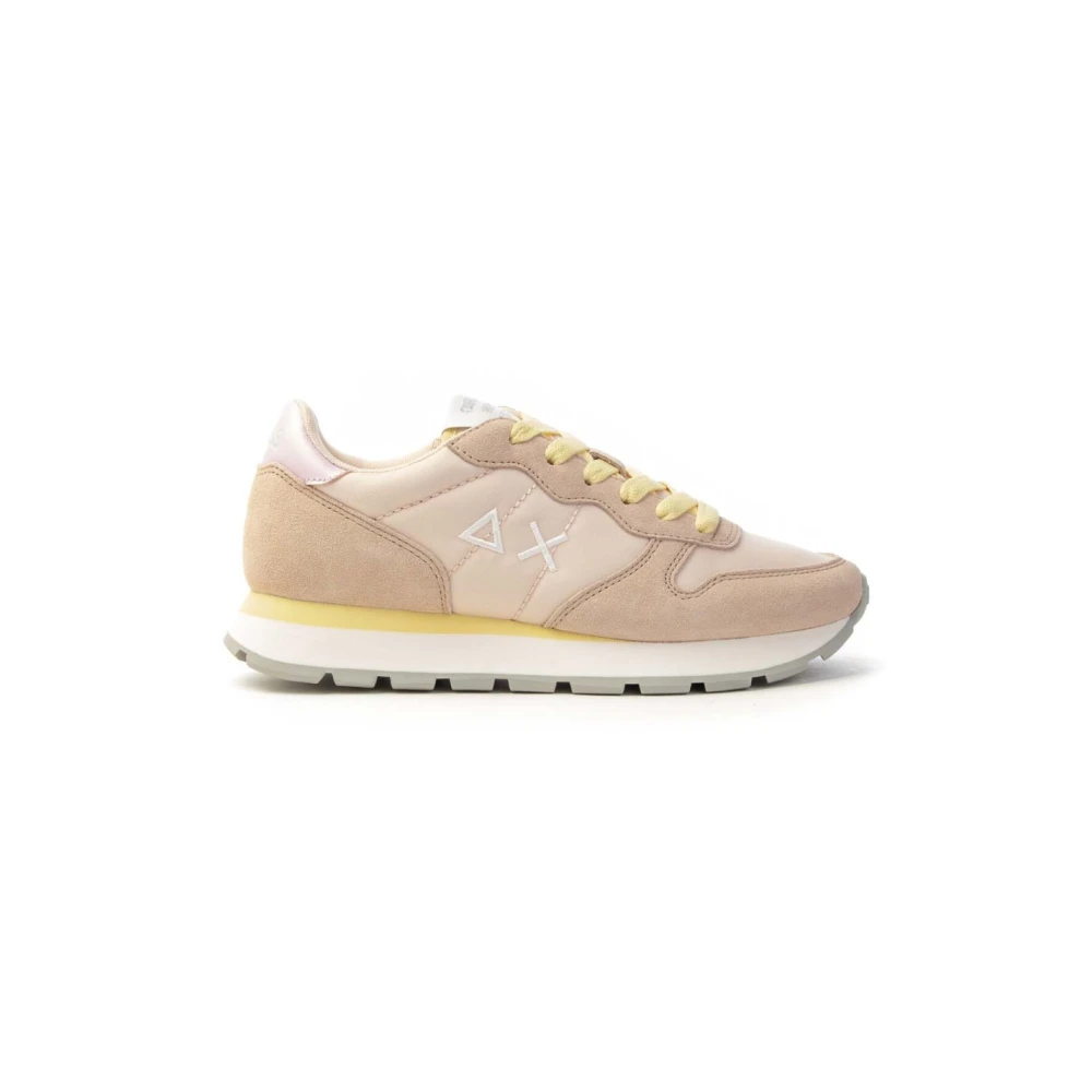 Sun68 Ally Solid Nylon Hardloopschoenen Dames Schoenen Beige