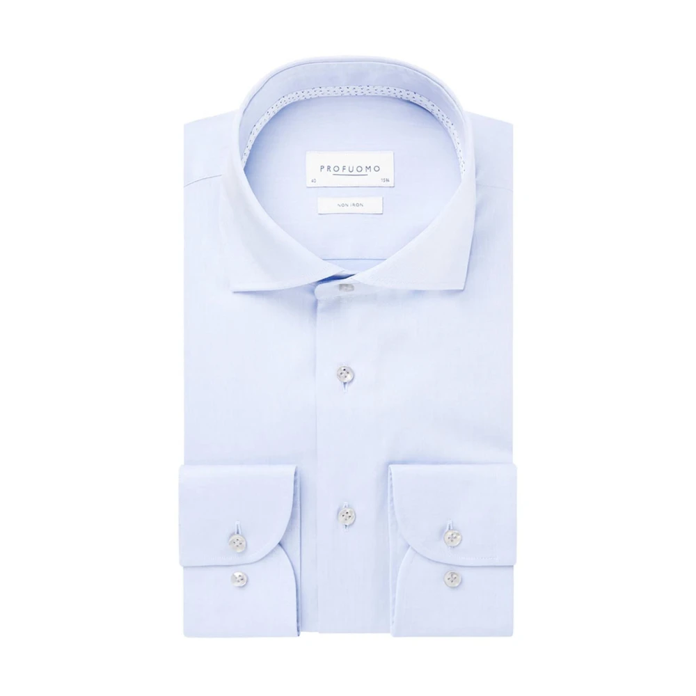 Profuomo Shirt ppth1a0002 m ppth1a0002 Blue Heren