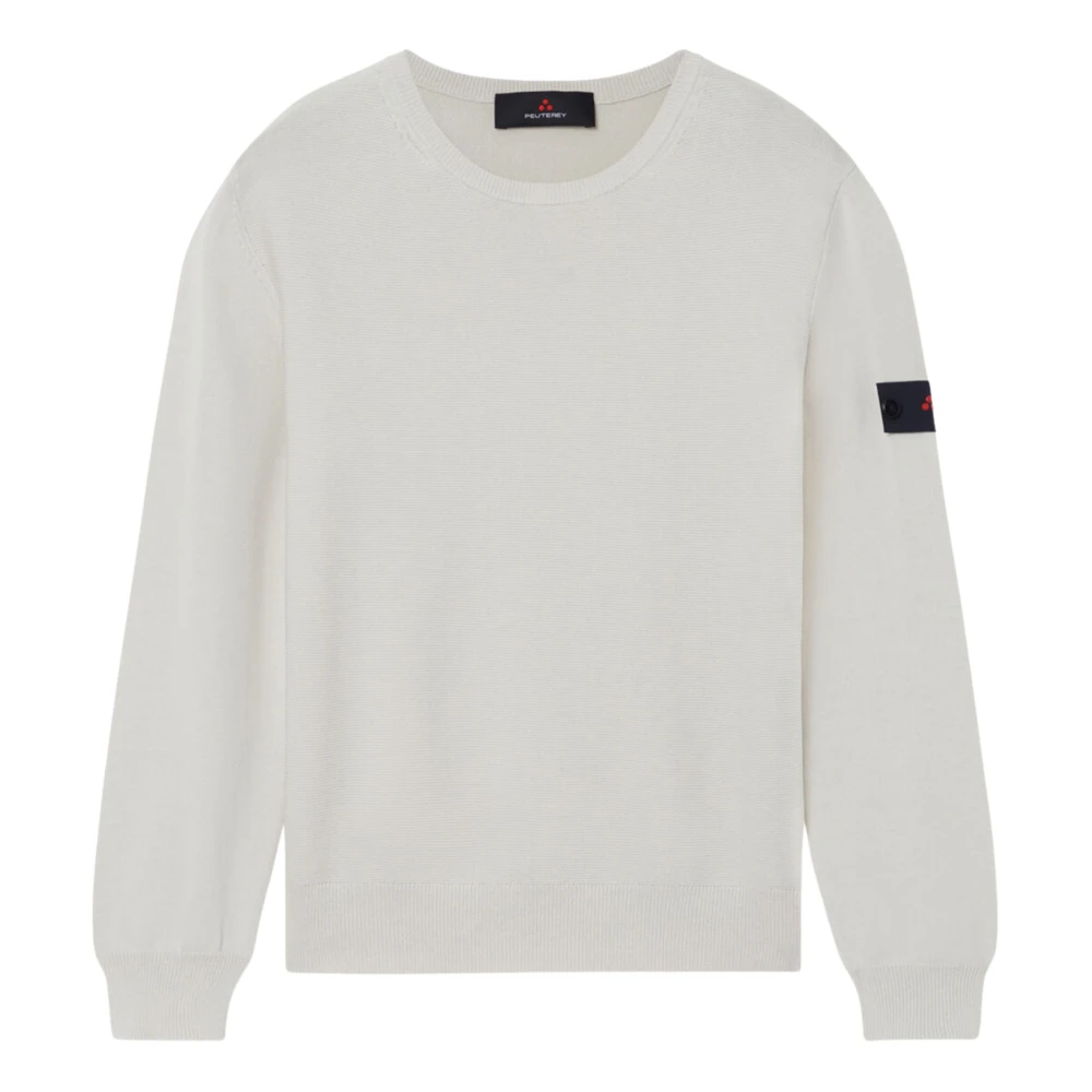 Peuterey Beige Round-Neck Knitwear, Male, 3XL, Ganna Round-Neck Knit