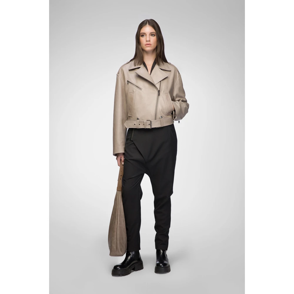 VSP Anya Niobe Leren Jas Gray Dames