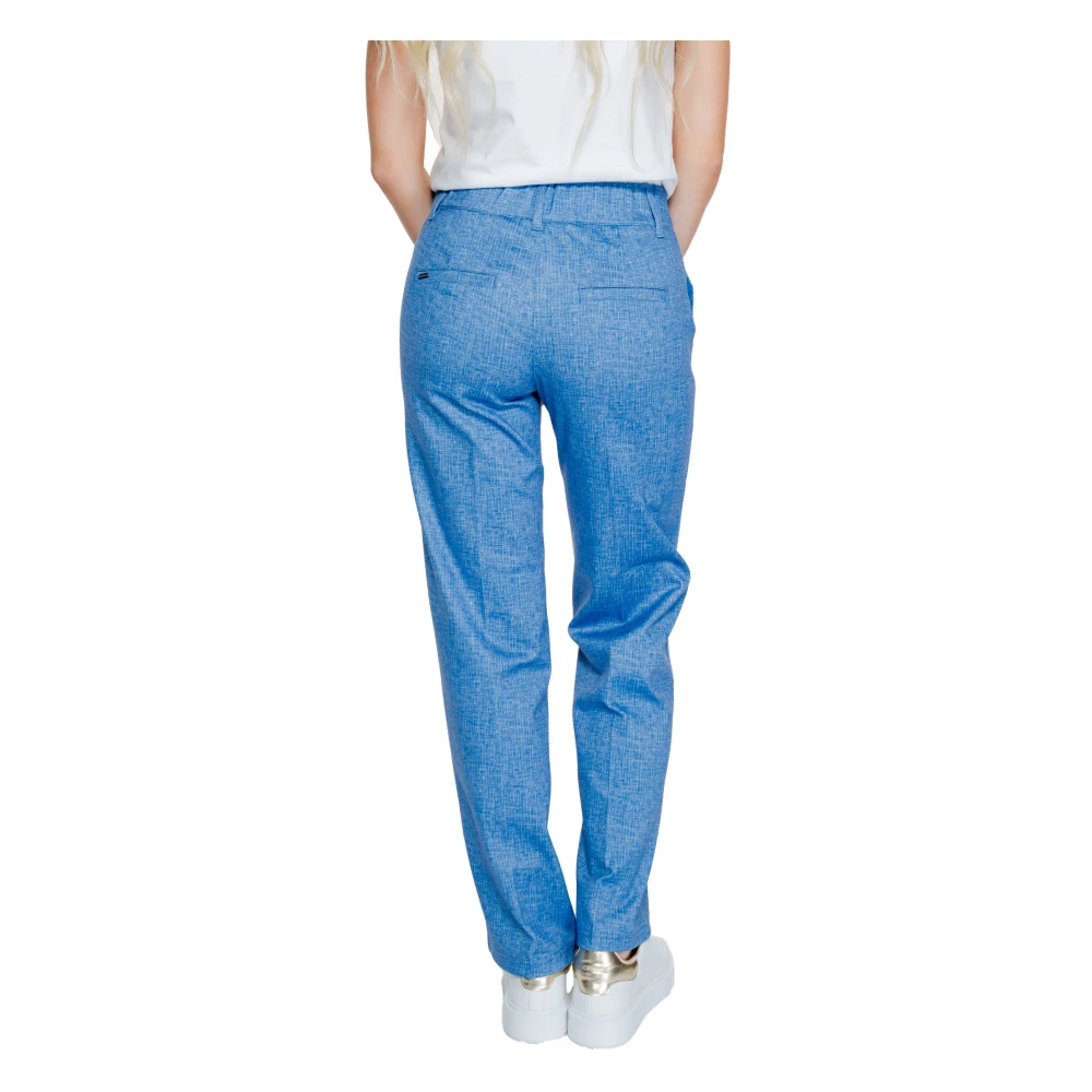 Street One Wijde broek Lente Zomer Collectie Blue Dames