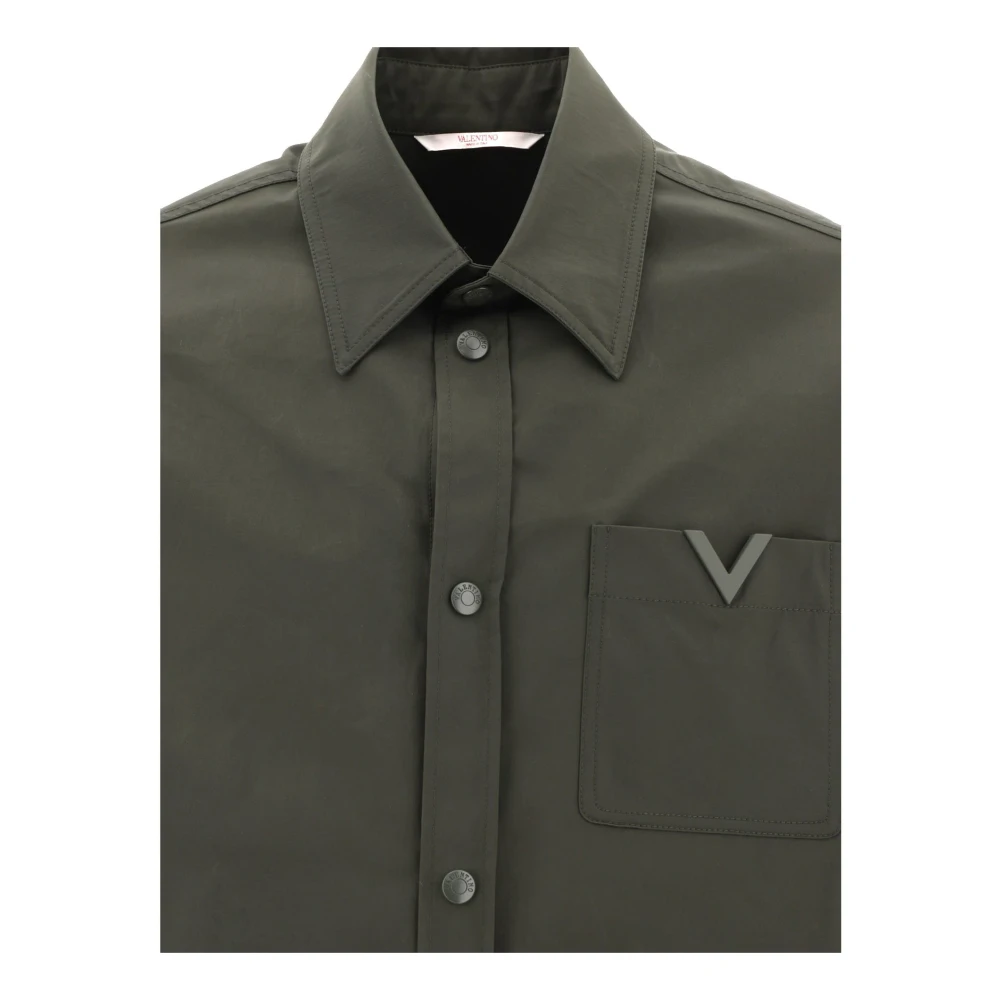 Valentino V-Logo Overshirt Jack Herenmode Green Heren
