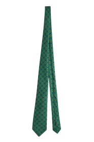 Jedwabny Krawat z Kwiatowym Wzorem - Ręcznie Wykonany z Tradycyjną Techniką Składania