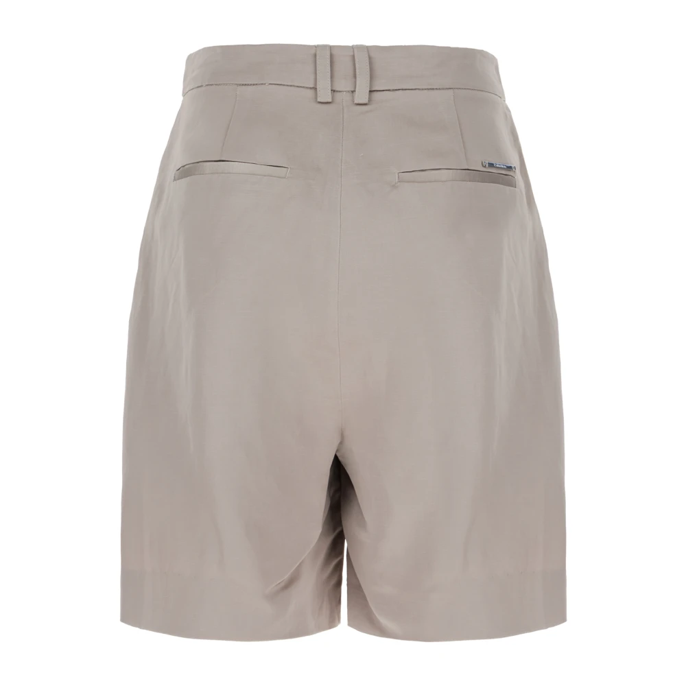 Calvin Klein Casual Denim Shorts voor Dagelijks Gebruik Beige Dames