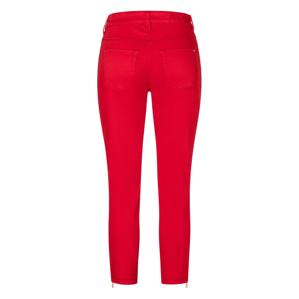 MAC Droom Chic Denim Jeans Red Dames