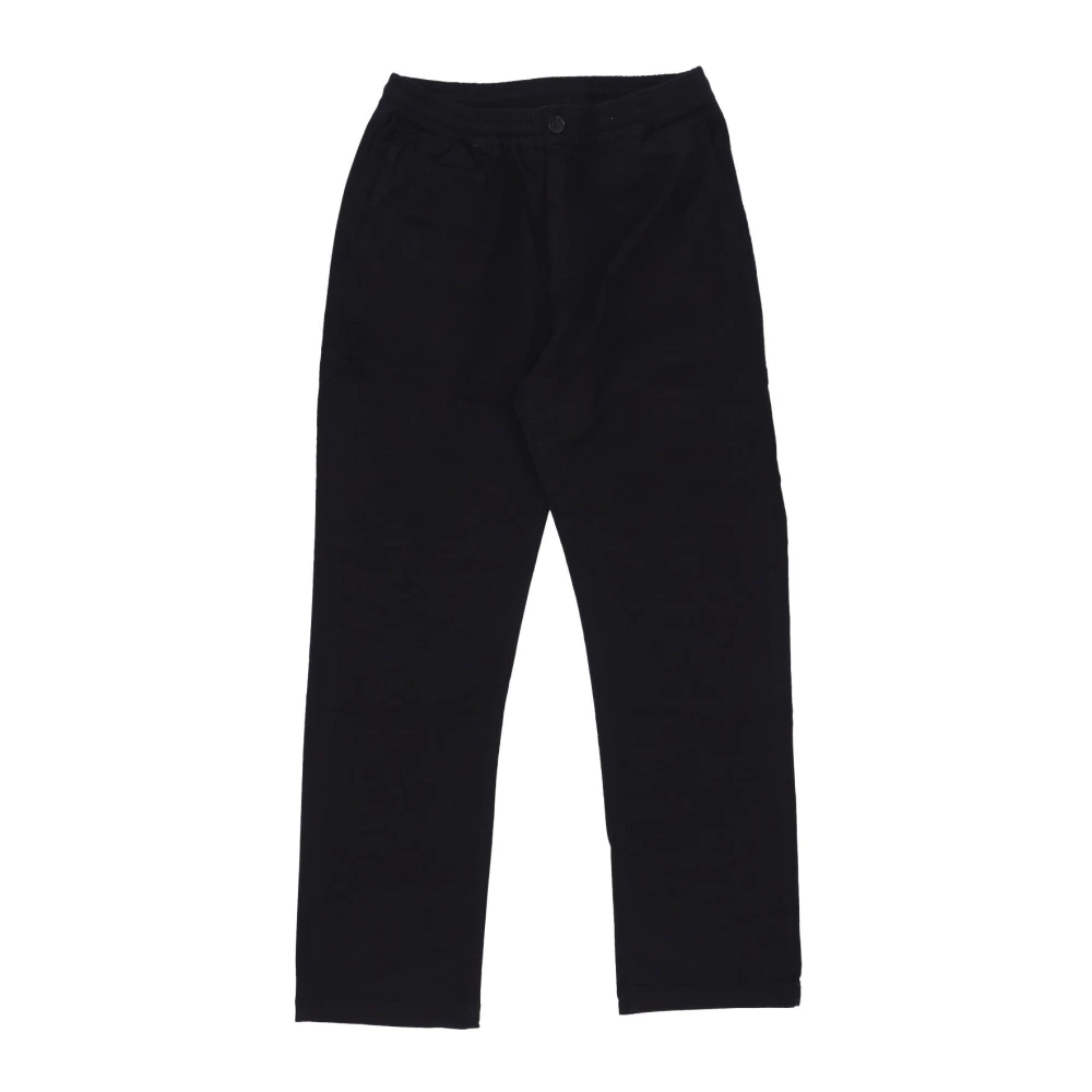 Iuter Uomo Nero Pantaloni Lunghi Neri Vita Elastica