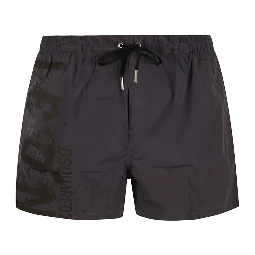 Dsquared2 Zee Kleding Boxer Midi Blue Heren