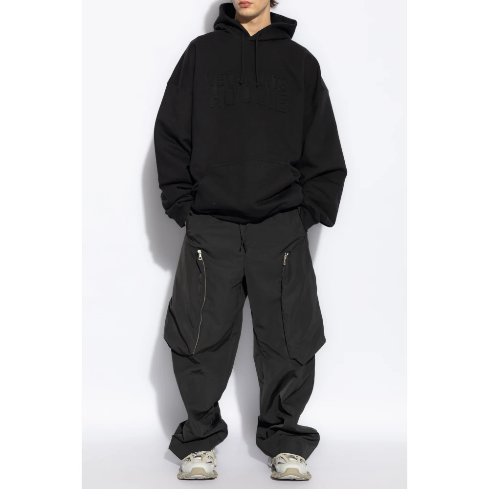 Vetements Hoodie Black Heren