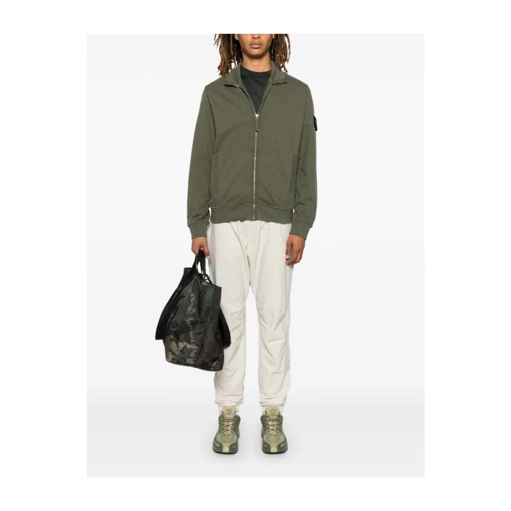 Stone Island Casual Gebreide Trui voor Mannen Green Heren