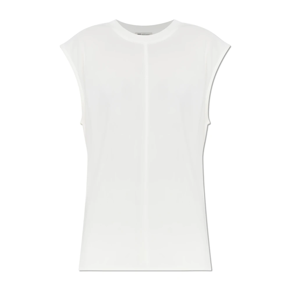 Ami Paris Donna Bianco Top, S, New,