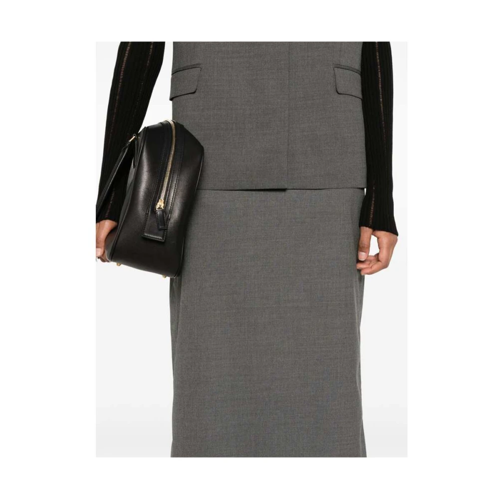 Remain Birger Christensen As Grijs Pencil Rok met Knopen Gray Dames