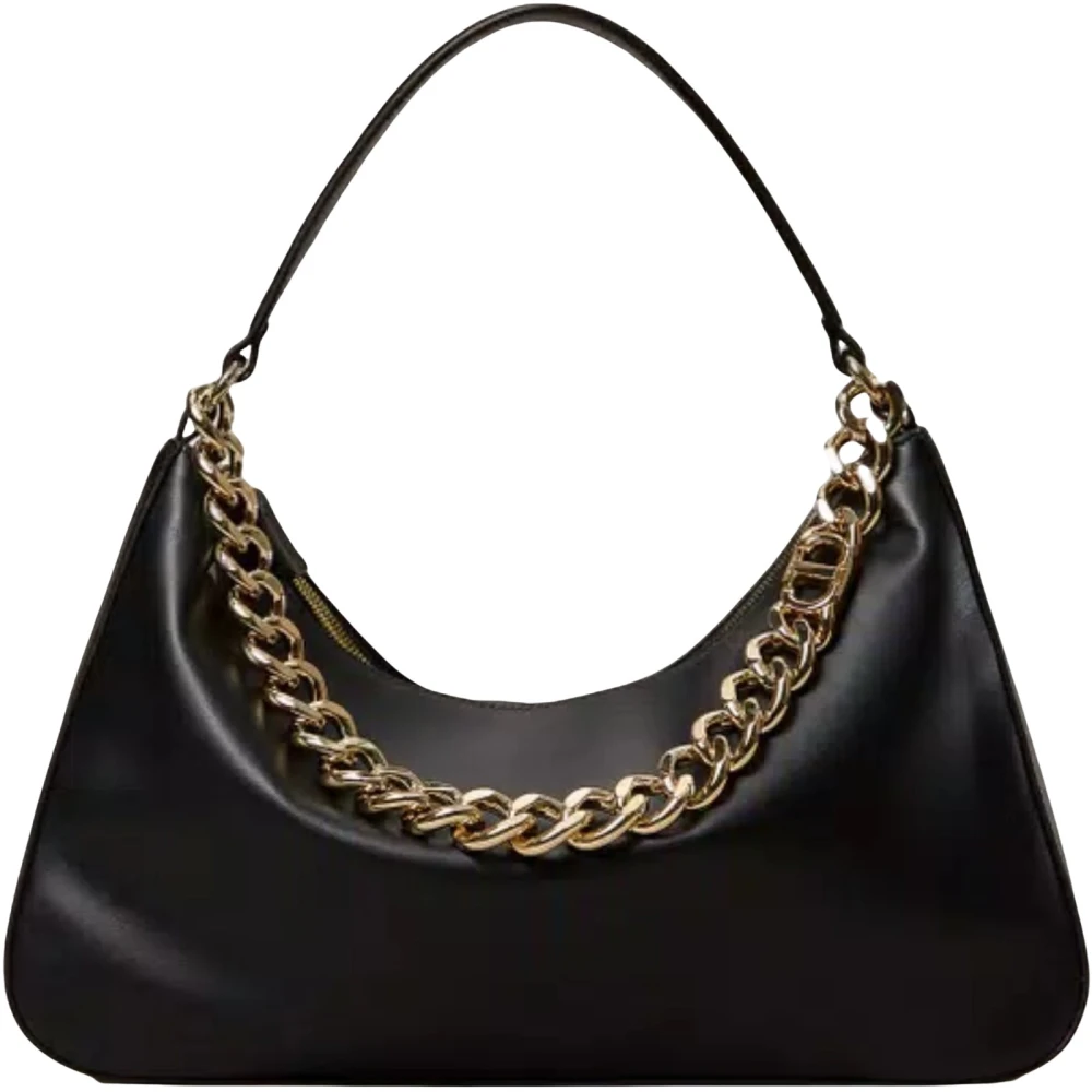 Twinset Women's Black Liliane Medium Shoulder Bag