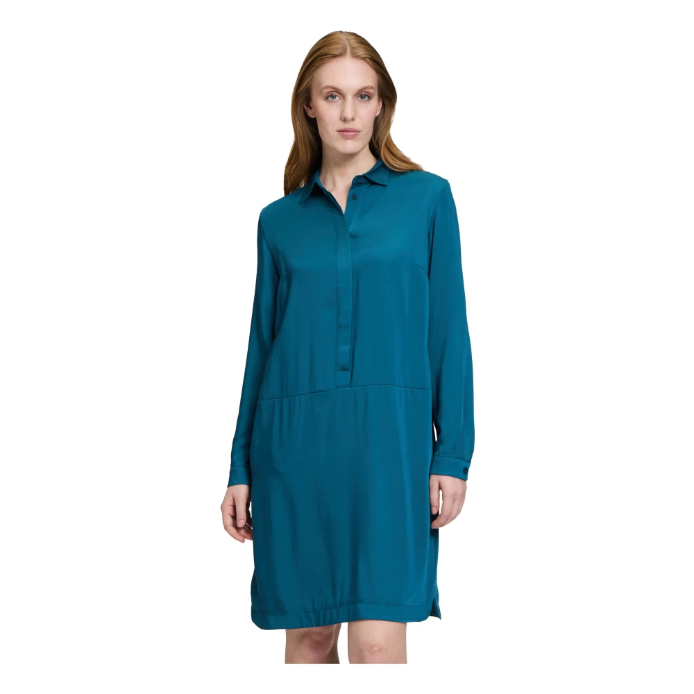 Betty Barclay Knoopsluiting Jurk Blue Dames