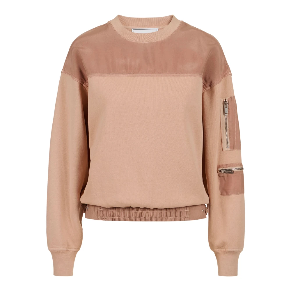 Iceberg Blush katoenen crewneck sweatshirt Pink Dames