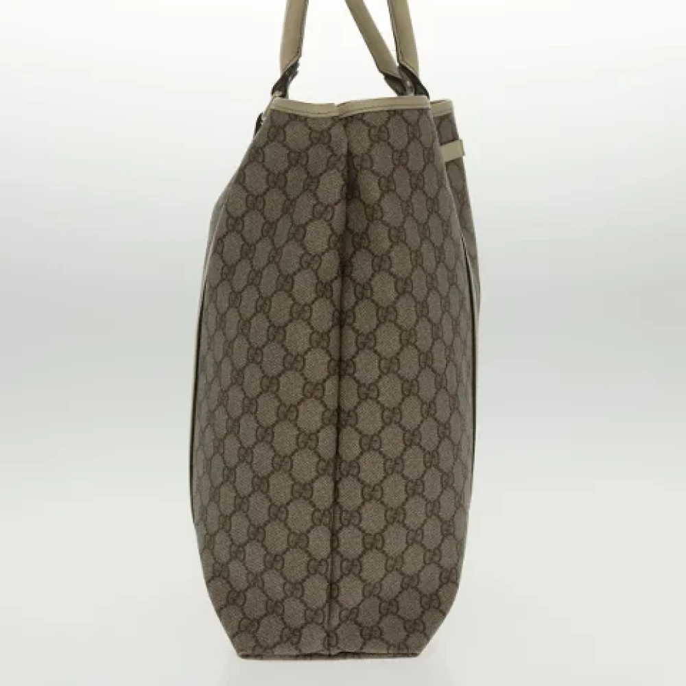 Gucci Vintage Pre-owned Leather gucci-bags Beige Dames