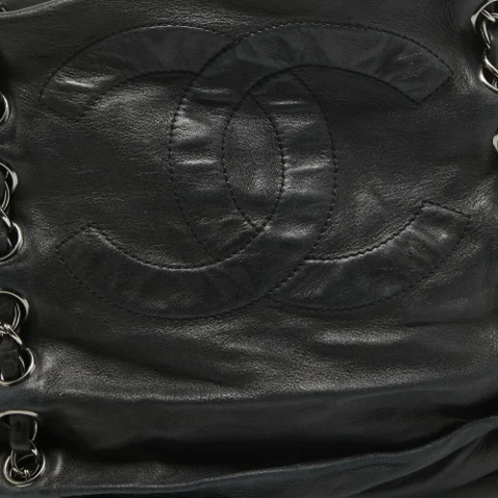 Chanel Vintage Pre-owned Leather chanel-bags Black Dames