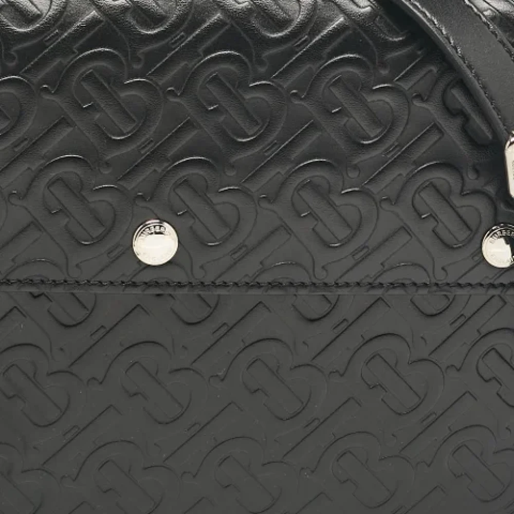 Burberry Vintage Pre-owned Leather travel-bags Black Dames