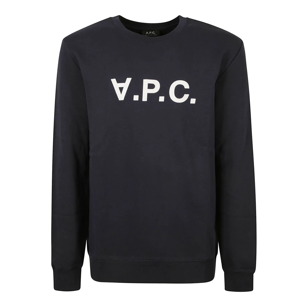 A.p.c. Blauwe Sweat VPC Sweater Blue Heren