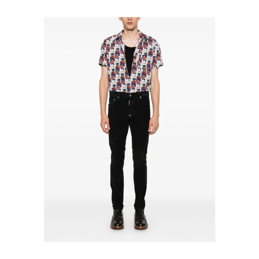 Dsquared2 Zwarte Casual Broek Black Heren