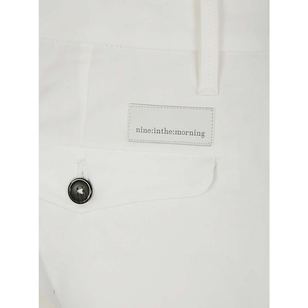 Nine In The Morning Slim Milk Chino Broek White Heren