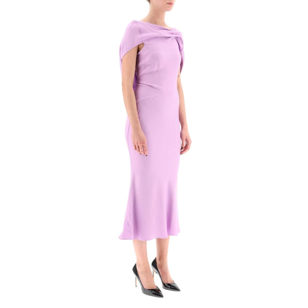 Roland Mouret Midi Dresses Purple Dames