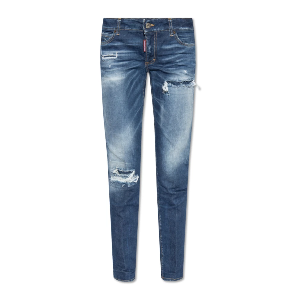 Dsquared2 Jennifer jeans met medium taille Blue Dames