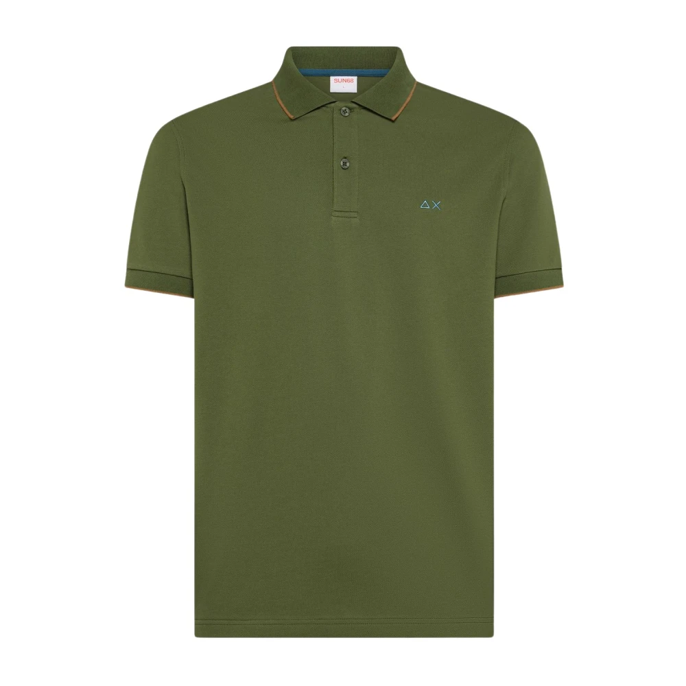 Sun68 Men's Green Polo Shirts, 3XL, Polo
