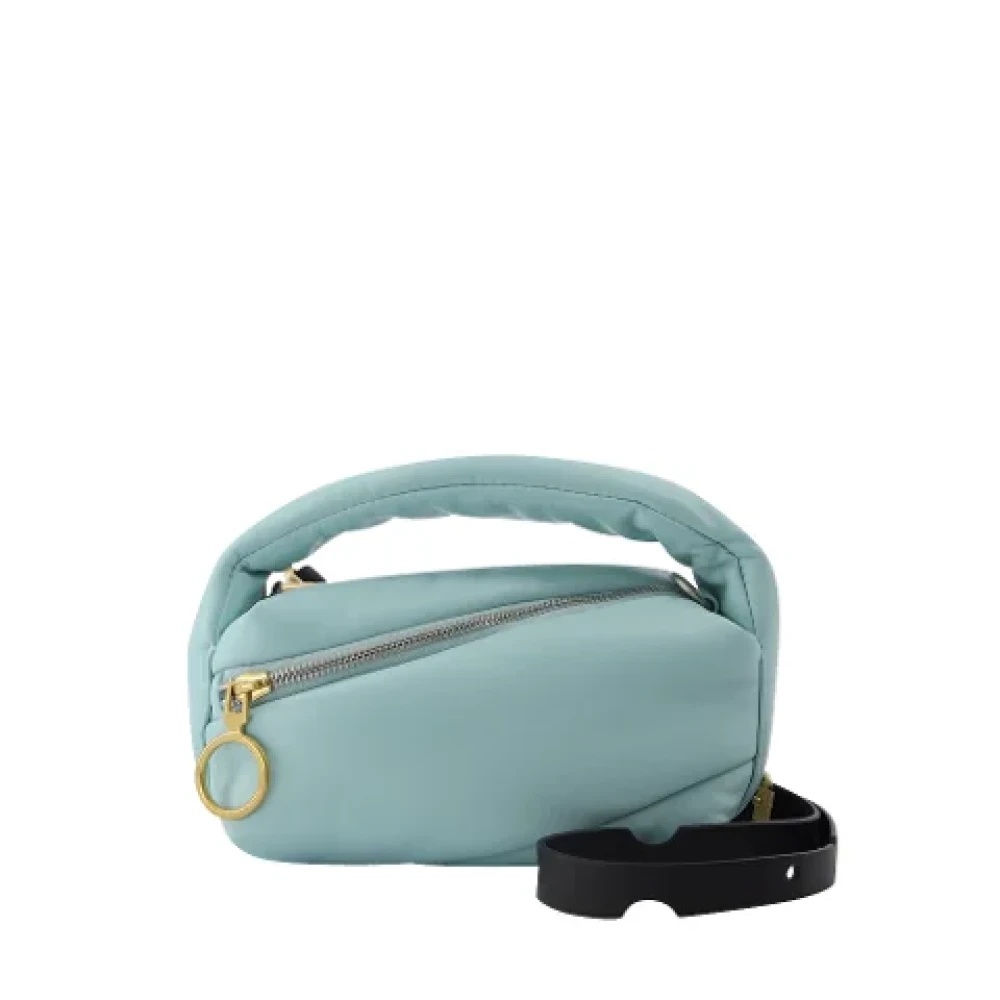 Off White Leather handbags Blue Dames