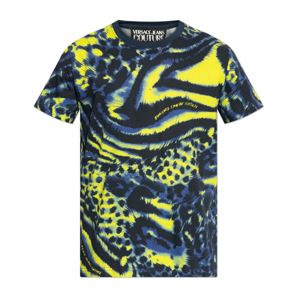 Versace Jeans Couture T-shirt med tryck Multicolor, Herr