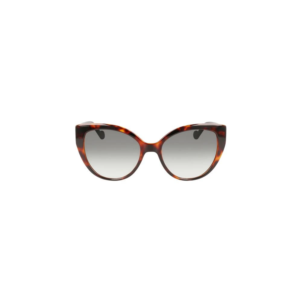 Liu Jo , Sunglasses, Female, Brown, One Size, Round Green Sunglasses Contrast Details