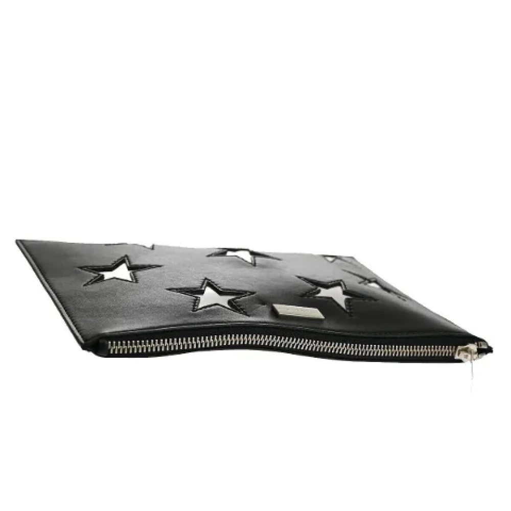 Stella McCartney Pre-owned Leather clutches Black Dames