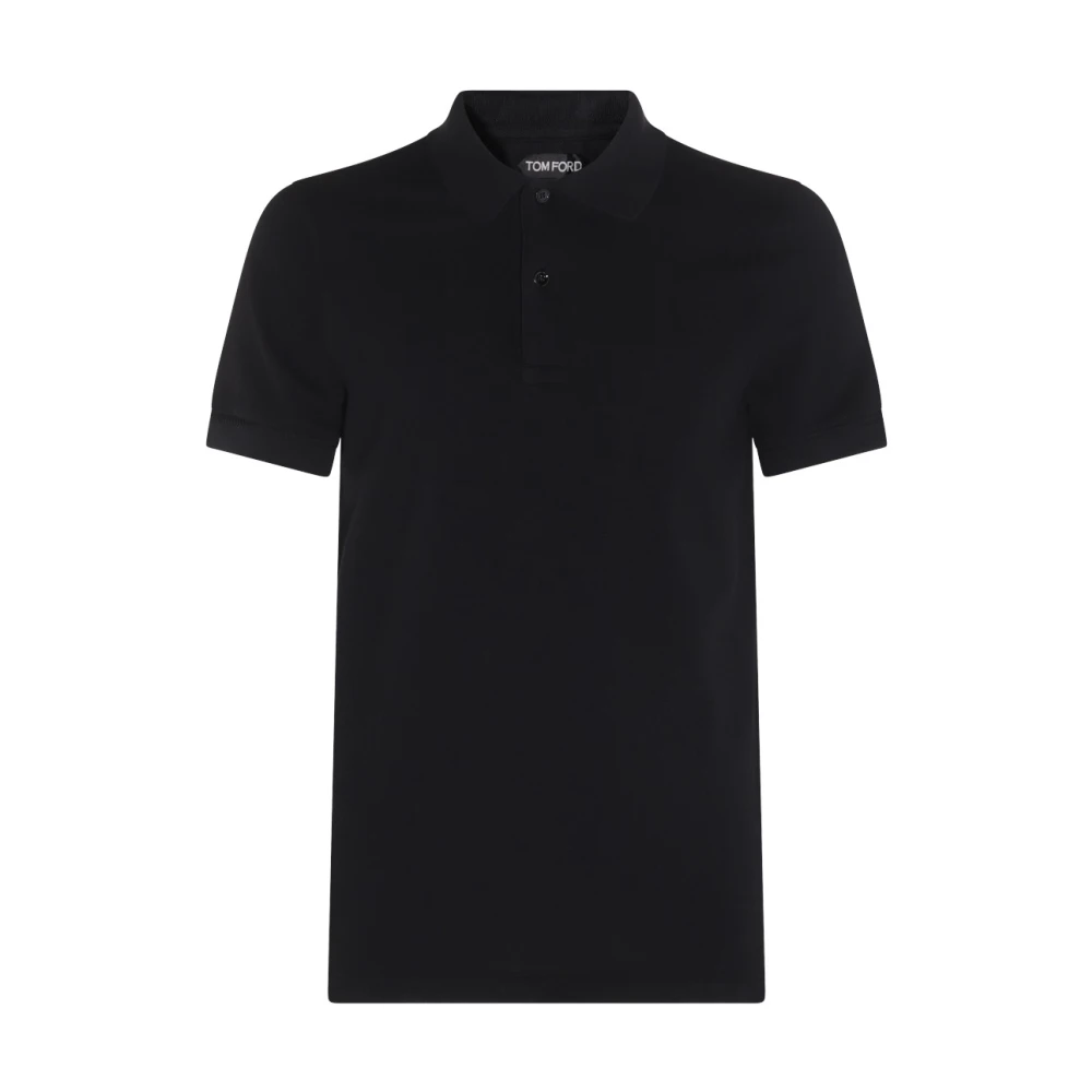 Tom Ford Zwarte T-shirts en Polos Stijl Model Naam Black Heren