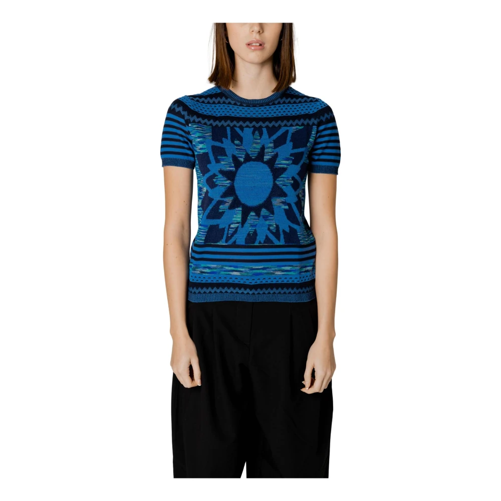 Desigual Blauwe Sun Sweater voor dames Multicolor Dames