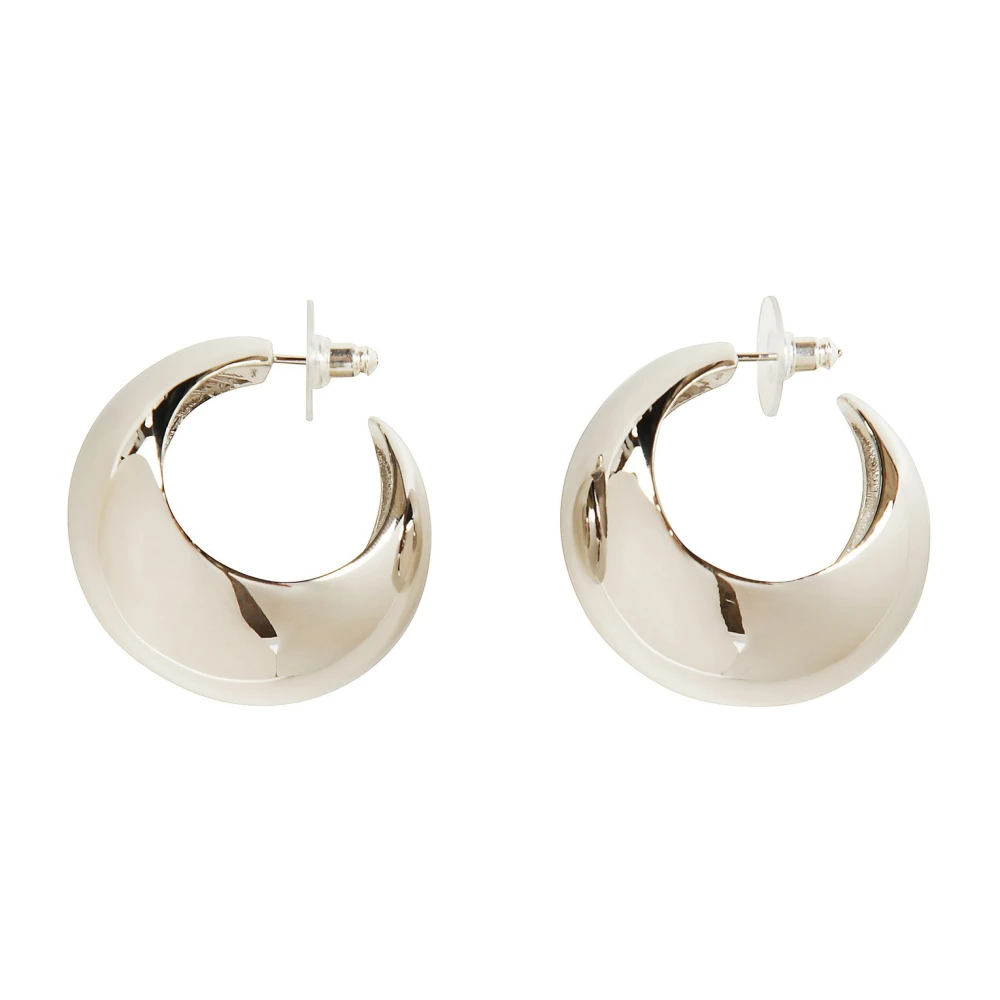 Isabel Marant Women's Gray Earrings, One Size, Chunky Circle Earrings
