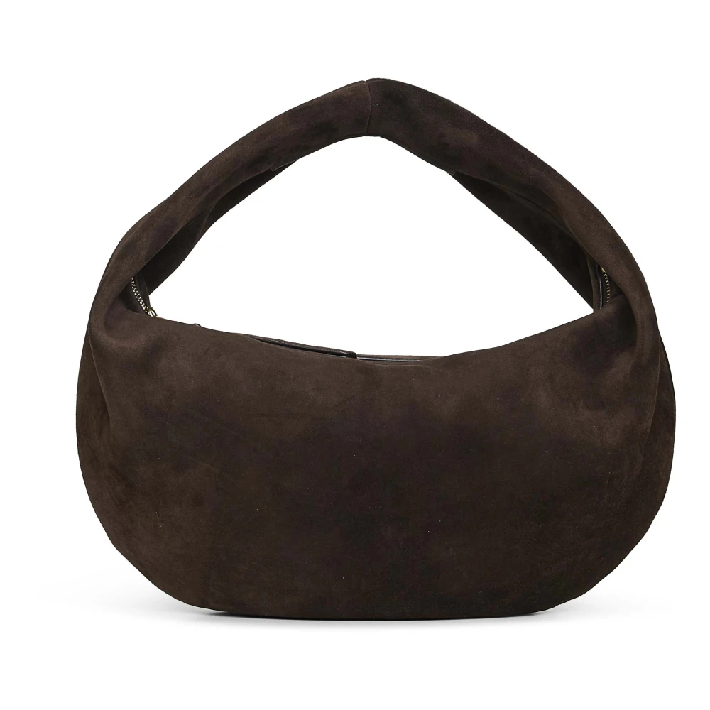 Khaite Women's Brown Olivia Medium Leather Hobo Bag