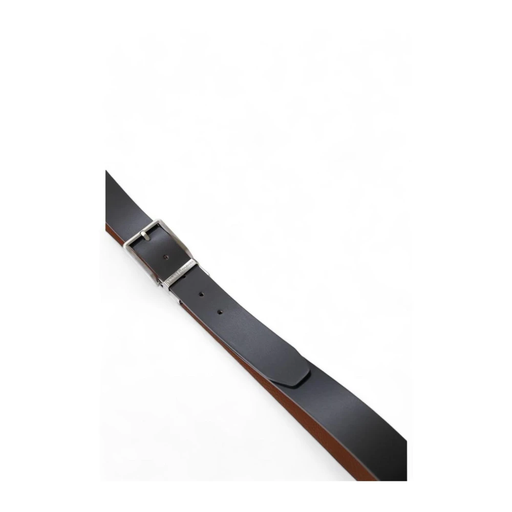 Tommy Hilfiger Klassieke Leren Riem Collectie Brown Heren