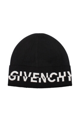 svart-ull-beanie-logo-mossa