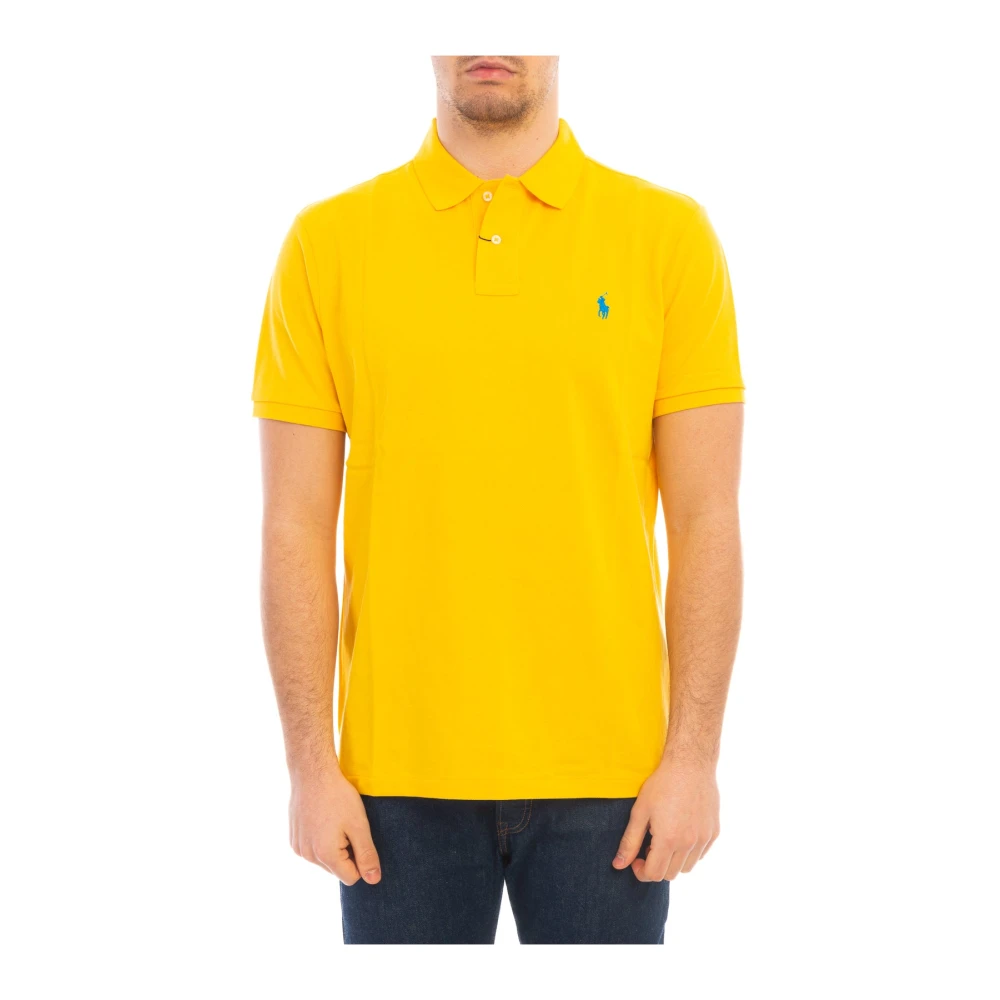 Polo Ralph Lauren Yellowfin Polo Shirt - Klassisk Design, Högkvalitativt Tyg Yellow, Herr