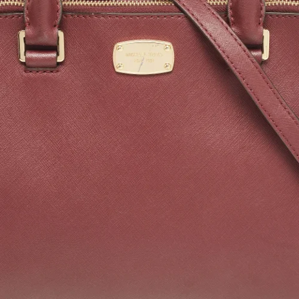 Michael Kors Pre-owned Leather totes Red Dames