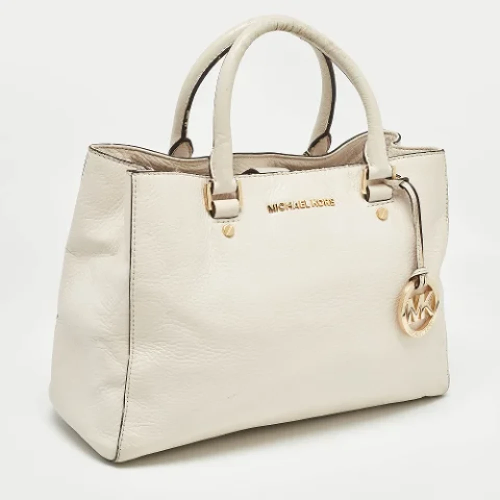 Michael Kors Pre-owned Leather handbags Beige Dames
