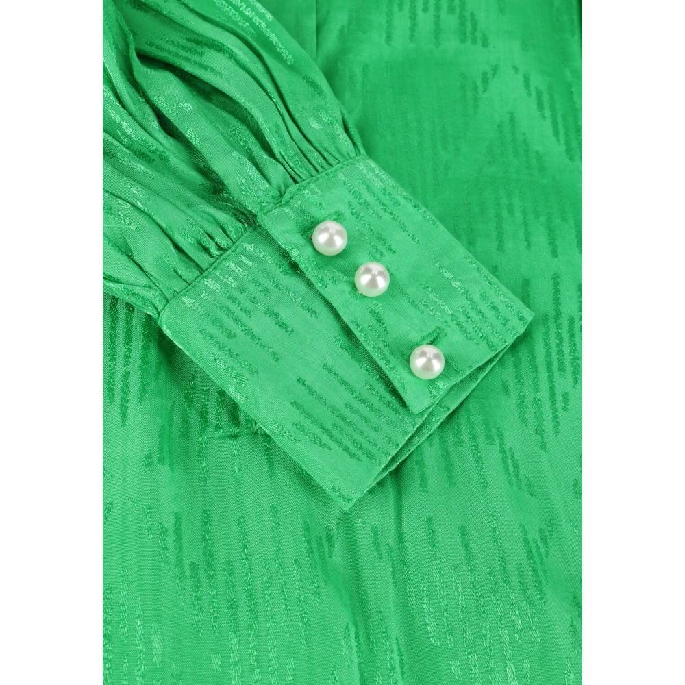 Notre-v Dames Jurken Nv-danton Pearl Dress Green Dames