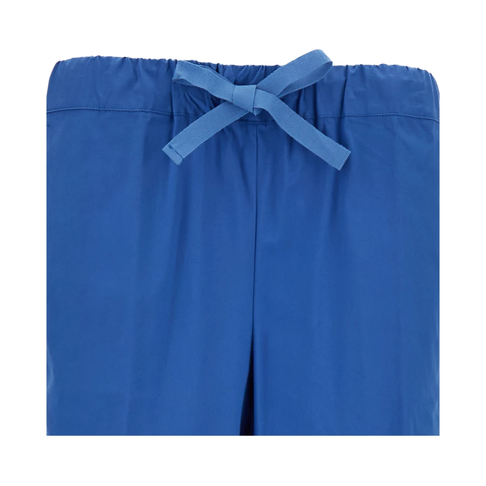 Semicouture Slim-fit Trousers Blue Dames