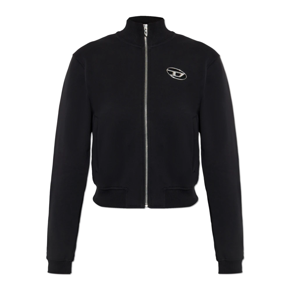 Diesel Donna Nero Felpa F-Flacin