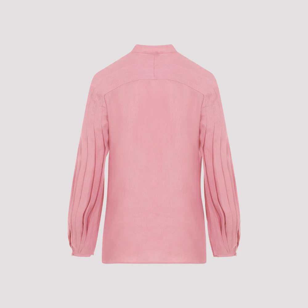 Gabriela Hearst RSQ Rose Quartz Laetitia Blouse Pink Dames