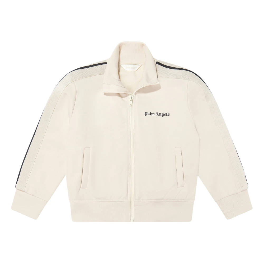 Palm Angels Track Jacket - Male - Kids Sweatshirts - Beige - 6 Y - Kids