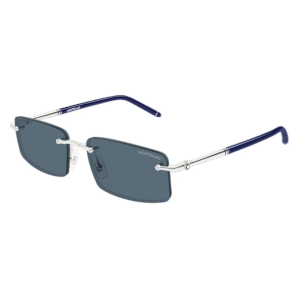 Montblanc Unisex Gray Mb0443s Rectangle Sunglasses