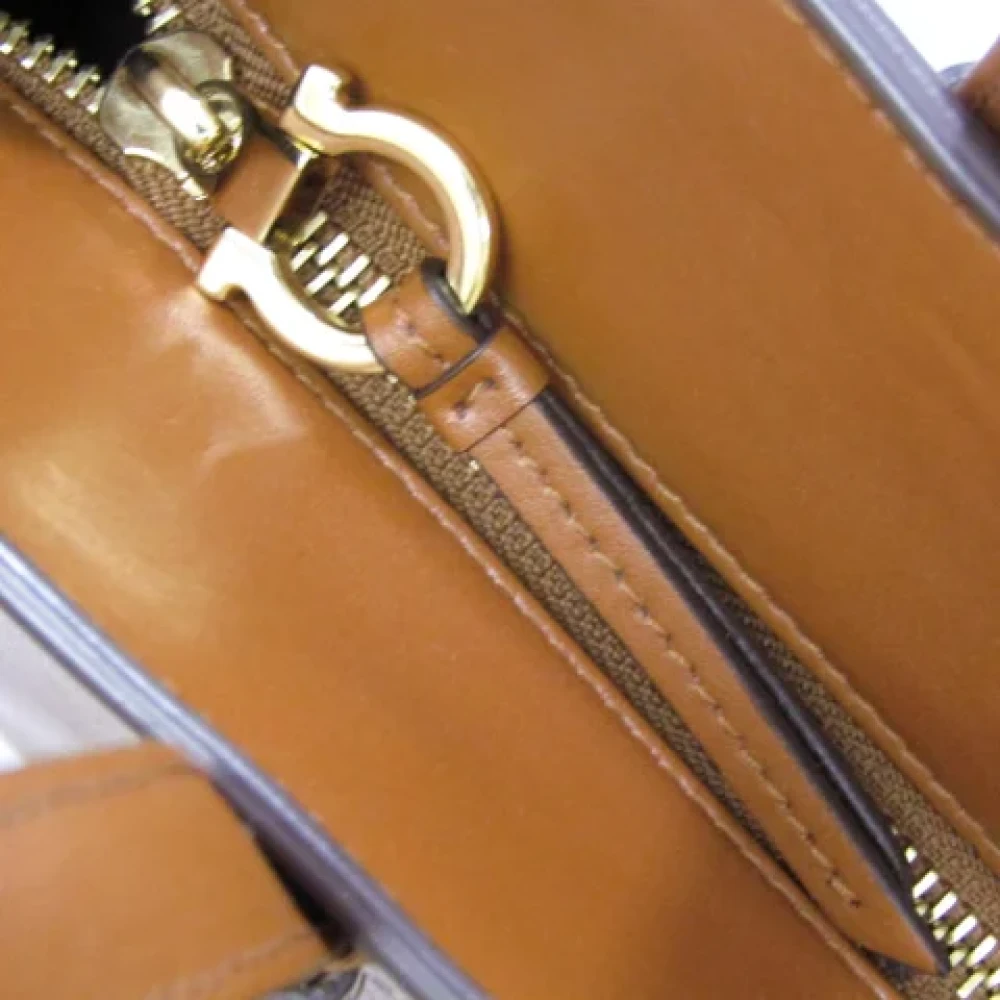 Salvatore Ferragamo Pre-owned Leather totes Brown Dames