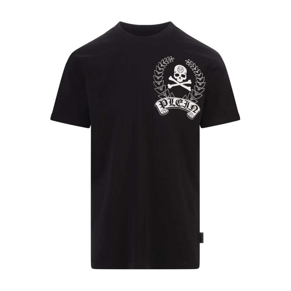 Philipp Plein Zwart Grafisch Print T-shirt Black Heren