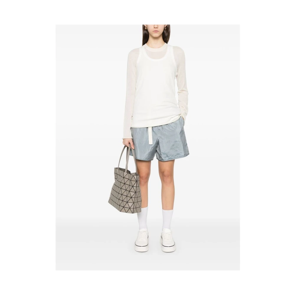 Jil Sander Witte Crew Neck Trui met Lange Mouwen White Dames
